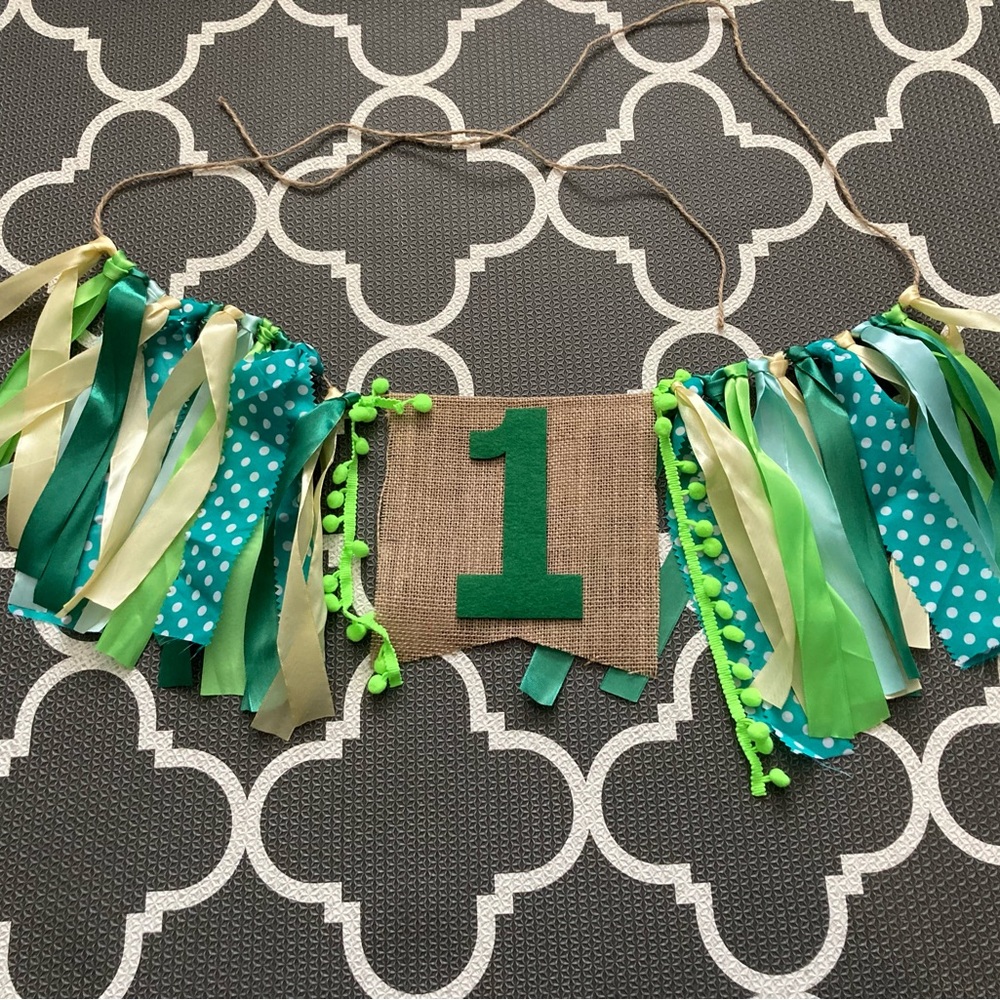 First birthday banner
